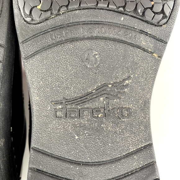 Dansko XP 2.0 Professional Womens Black Leather Clogs Sz 41/10.5-11 Nursing Chef - Picture 9 of 9